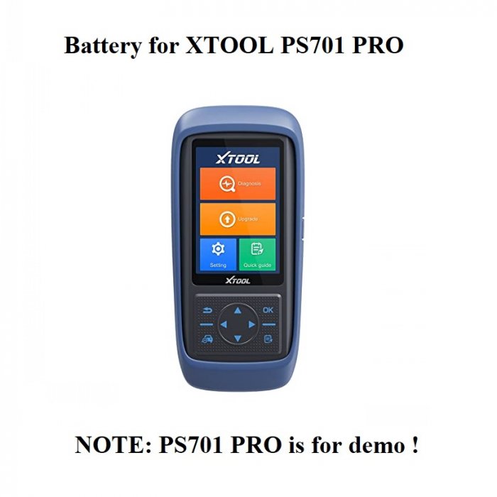 Battery Replacement for XTOOL PS701 PRO Scan ToolXTOOLPS701PROXTOOL